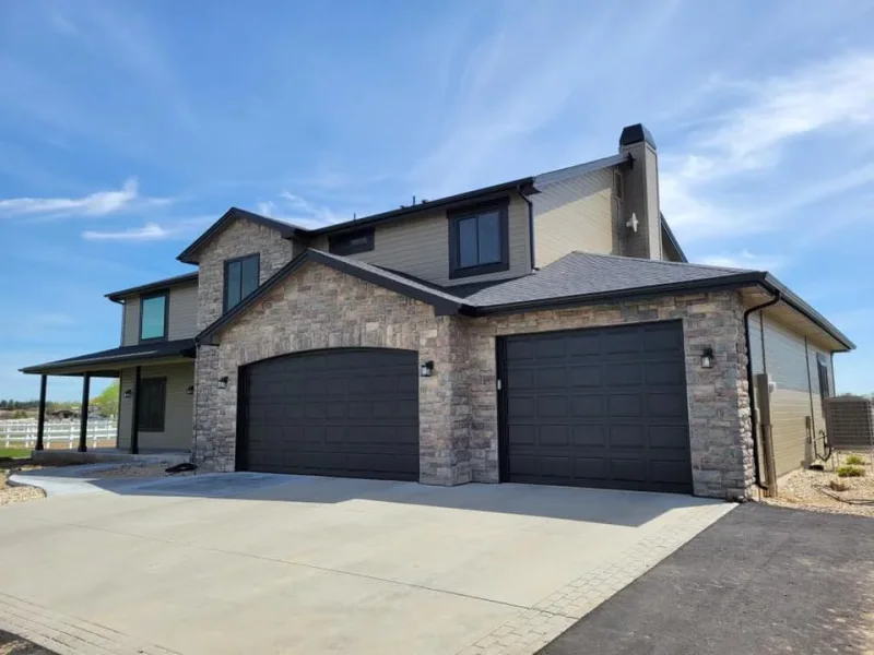 Finished residential gutter installation in Centennial