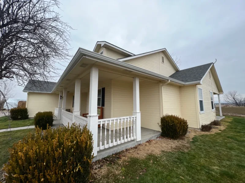 Residential gutter system in Centennial