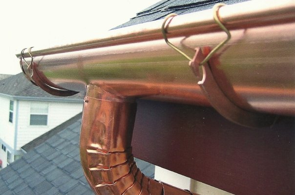 New Copper Gutter Install5